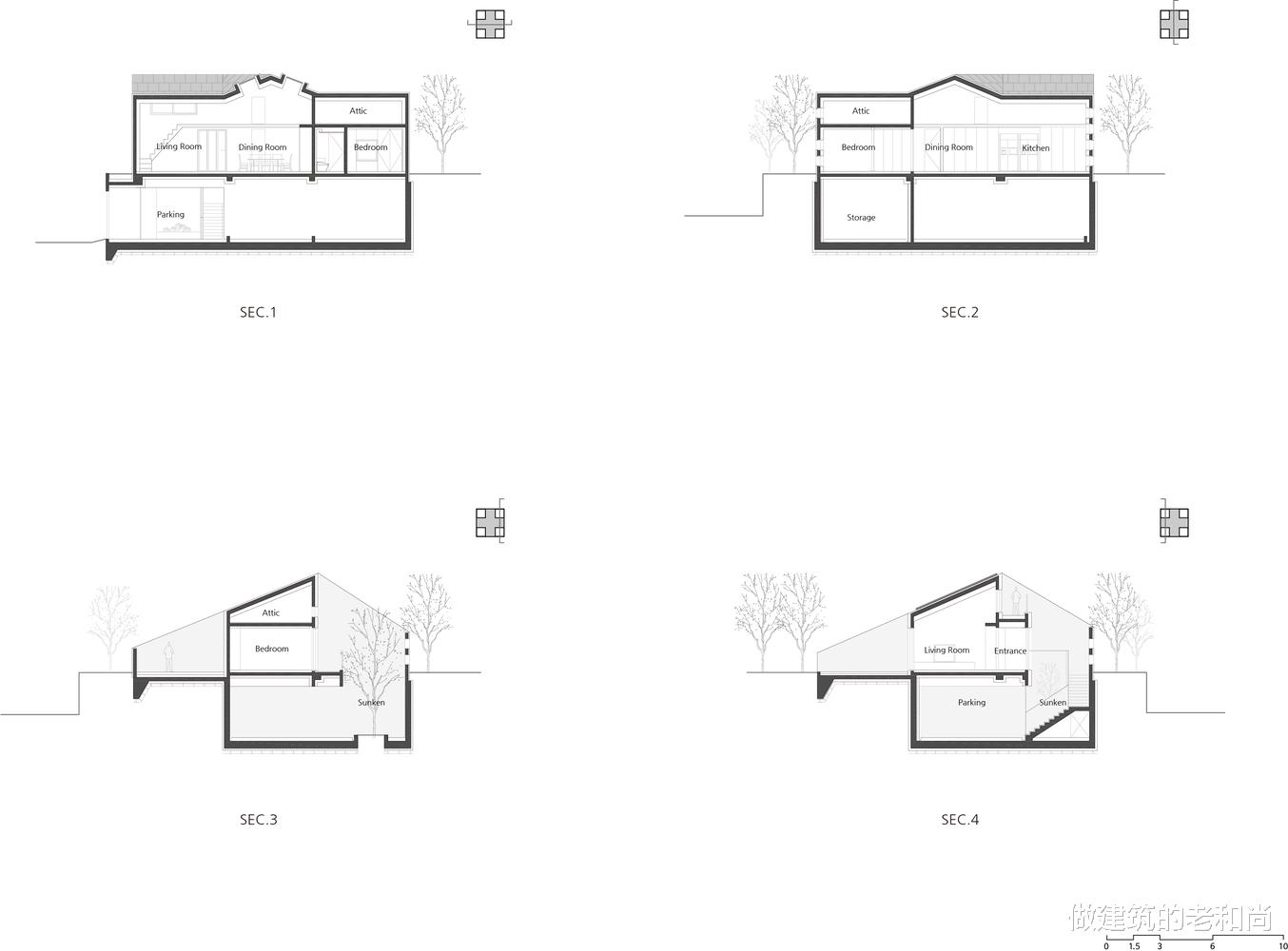 建筑师|韩国建筑师为父母设计的退休住宅：一个兼顾隐私和开放的乡村家园