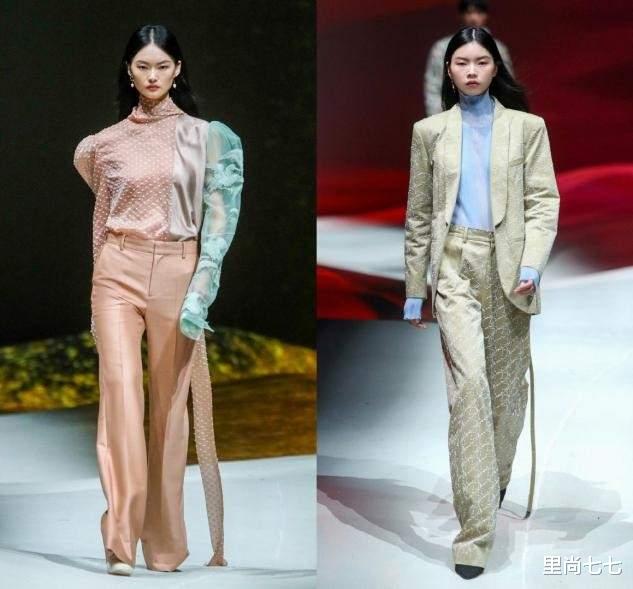 走秀|贺聪带妹妹走秀，19岁妹妹同款丹凤眼似她翻版，五官柔和偏日系