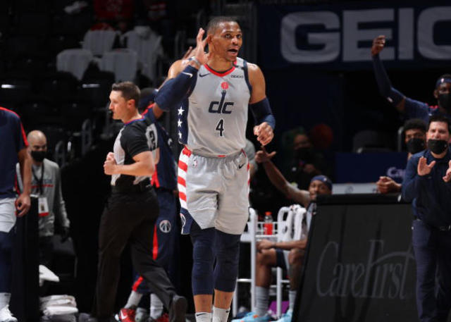 奇才队|48+21+14，威少比尔大逆转，奇才锁定第八！篮网超级对决或上演