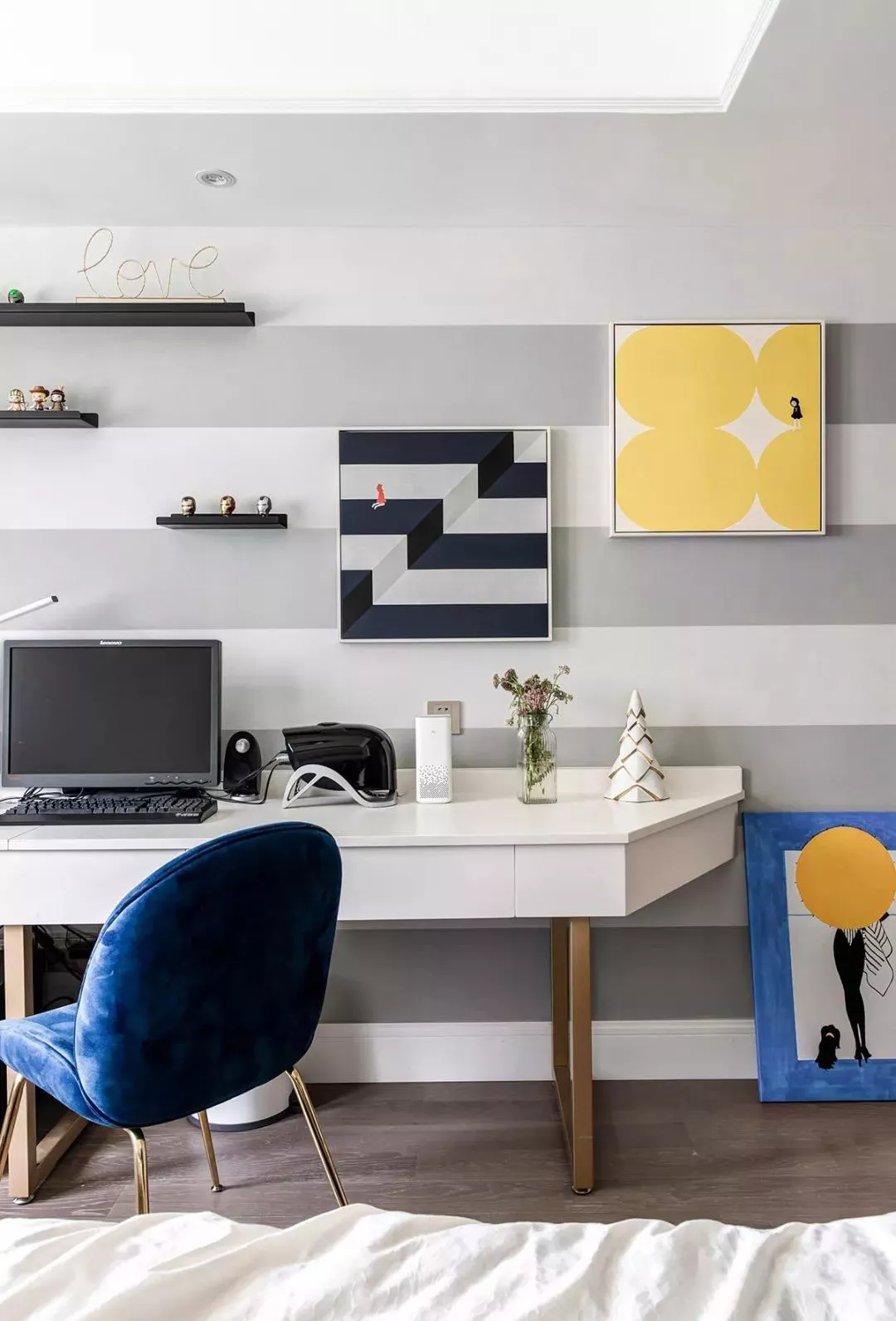 132㎡现代欧式混搭森系风,时尚又复古,一进门就被惊艳到了