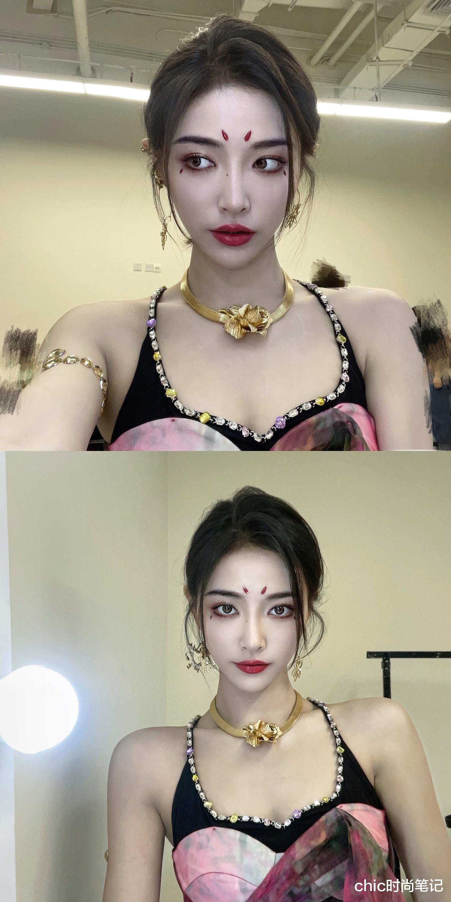 冻豆腐|终于学会释放美貌,短西装橙色挑染的娜扎,终于不是让人看过就忘