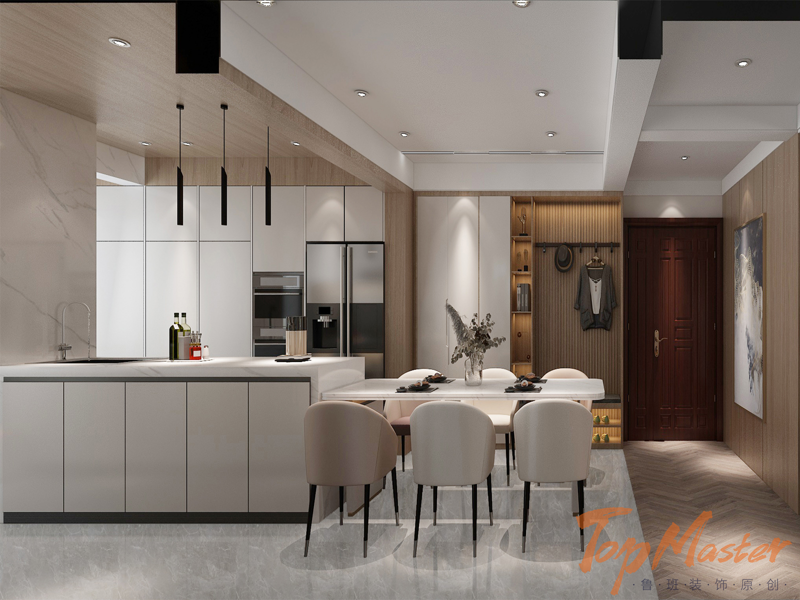 【鲁班装饰】雨花毓秀220㎡现代简约风格，与众不同的家。