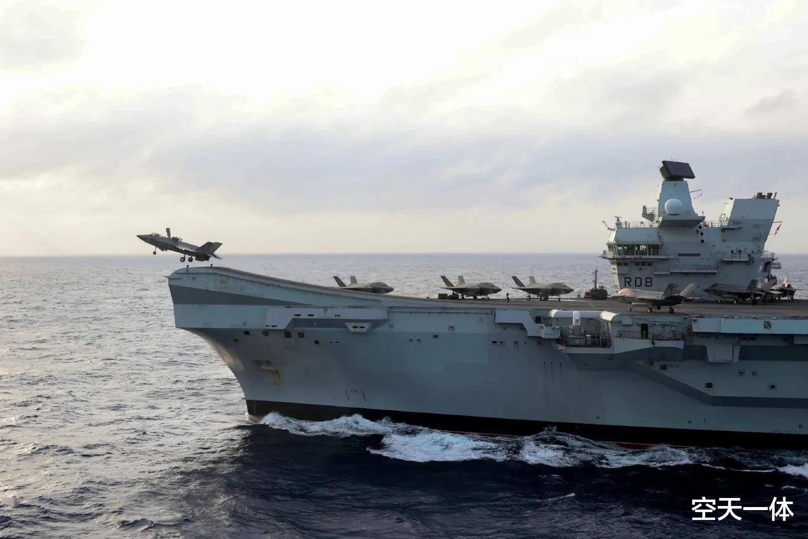 F-35|英国航母搭载18架F35B，自己连一架都没有，全是靠“刷脸”借的？