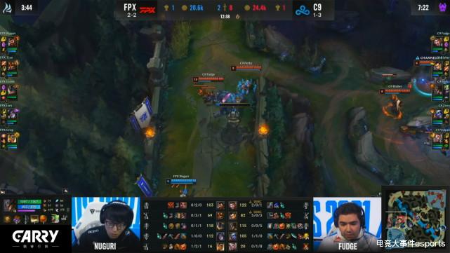 fpx战队|输给DK后再输C9,小天状态成谜,FPX小组出线还有希望吗?