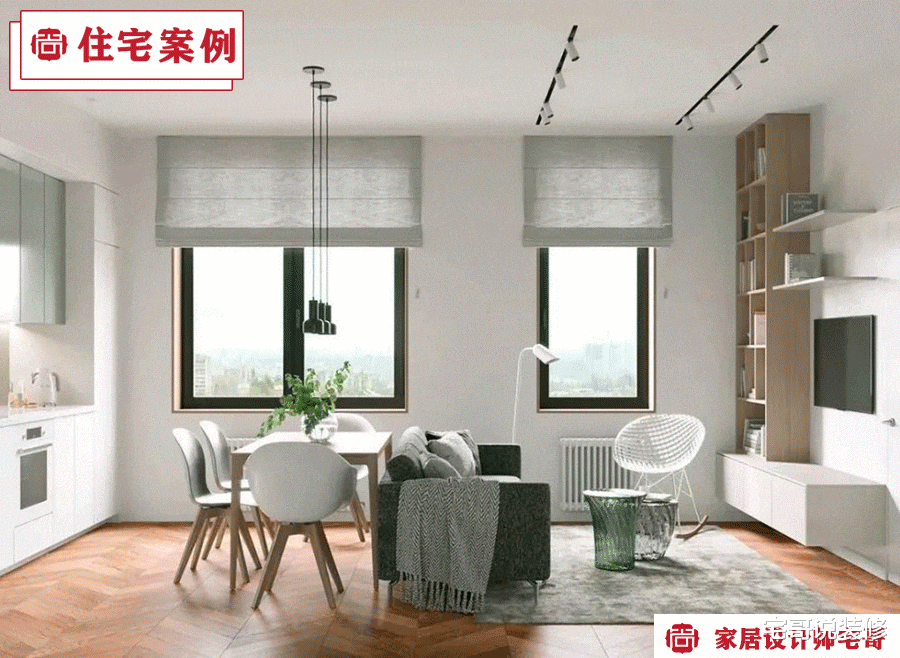 29岁夫妻54㎡的家，一进门就被迷住了，全屋简单又清爽，真有品味