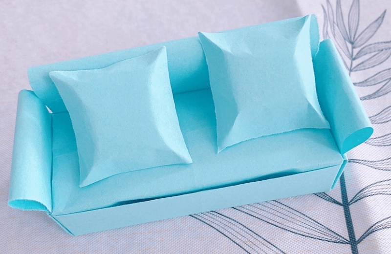 挚爱宝宝一生|手工折纸~沙发（附教程）