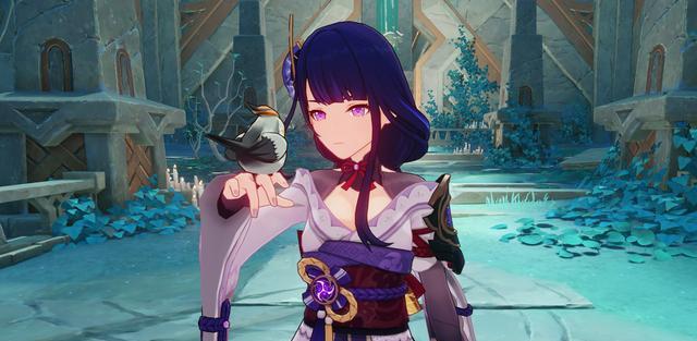 雷神|原神:八重神子技能曝光,果然是只屑狐狸?吃掉了雷神手里的小鸟