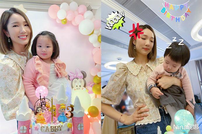 王祖蓝|王祖蓝一家6口为女庆生！老婆穿牛仔裤全场最高，祖孙三代共用一个鼻子