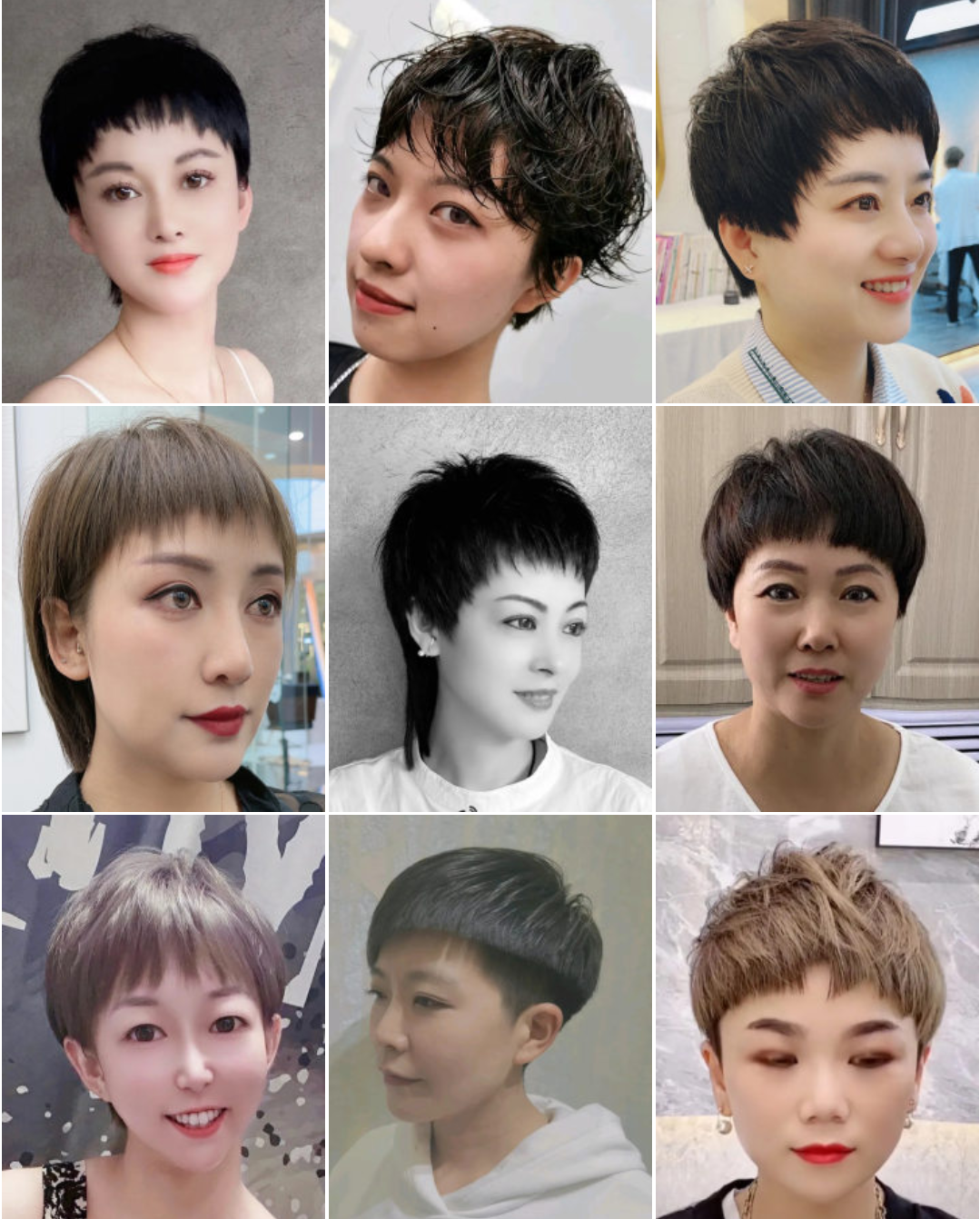 镜子发型|剪烫染100多款,流行发型就是不一样,越看越想做同款