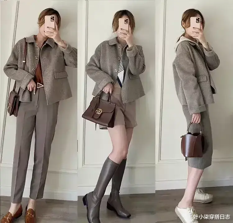 叶小柒穿搭日志 秋冬季尝试一衣多穿，省钱好看又有新鲜感，赶紧来get技巧吧