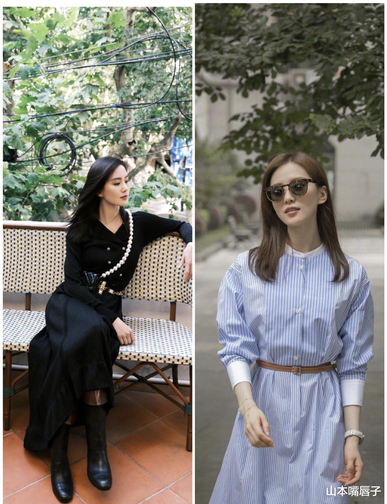 刘诗诗|刘诗诗变大胆！开年穿大斜领配黑线袜变“坏女人”，粉丝：真香！