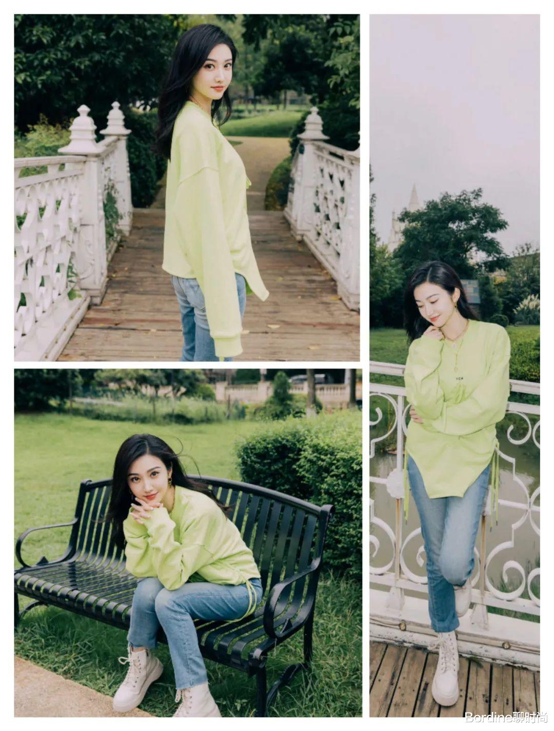 Bordine聊时尚 2021的牛仔穿搭，江疏影和李沁、沈梦辰等人，明星的穿搭更加的时尚潮流