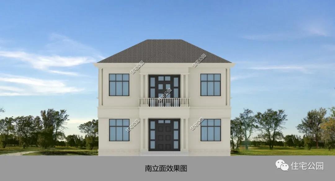机械|6卧2厅带堂屋，12×11米经典二层小宅，享受舒适生活