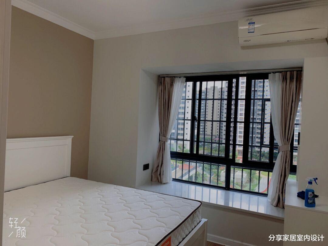 宿舍|一家四口新房，鞋柜衣帽一体柜很实用，电视墙更是大气，很满意！