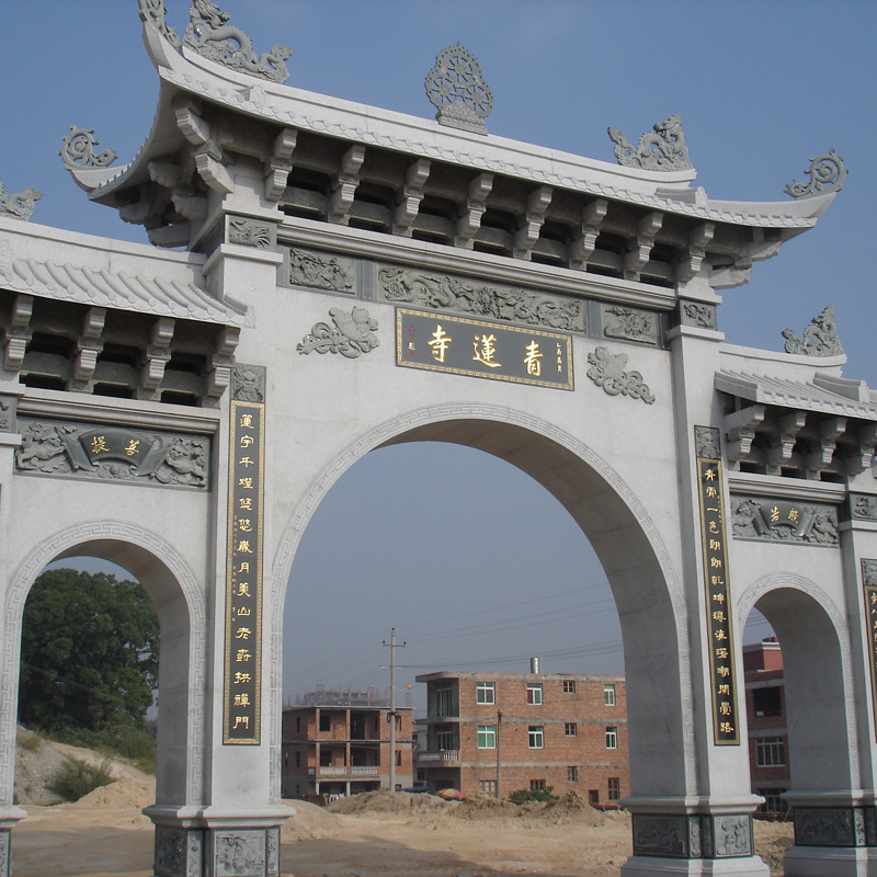 雕刻|一座石头牌坊雕刻所需要的工艺