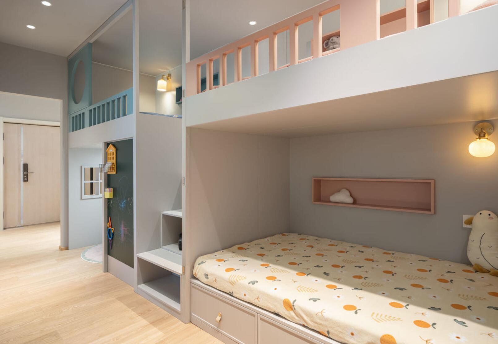 小拾谈装修 她家称为“神设计”都不为过!55㎡,住6口人,还有超多储物