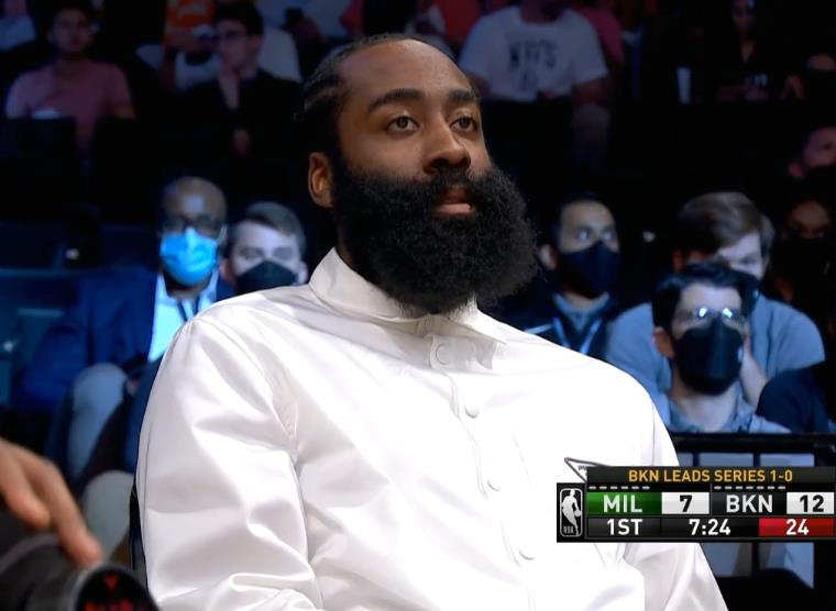 篮网队|单节36分！篮网大爆发，杜欧比雄鹿全队还多3分，哈登安心看戏