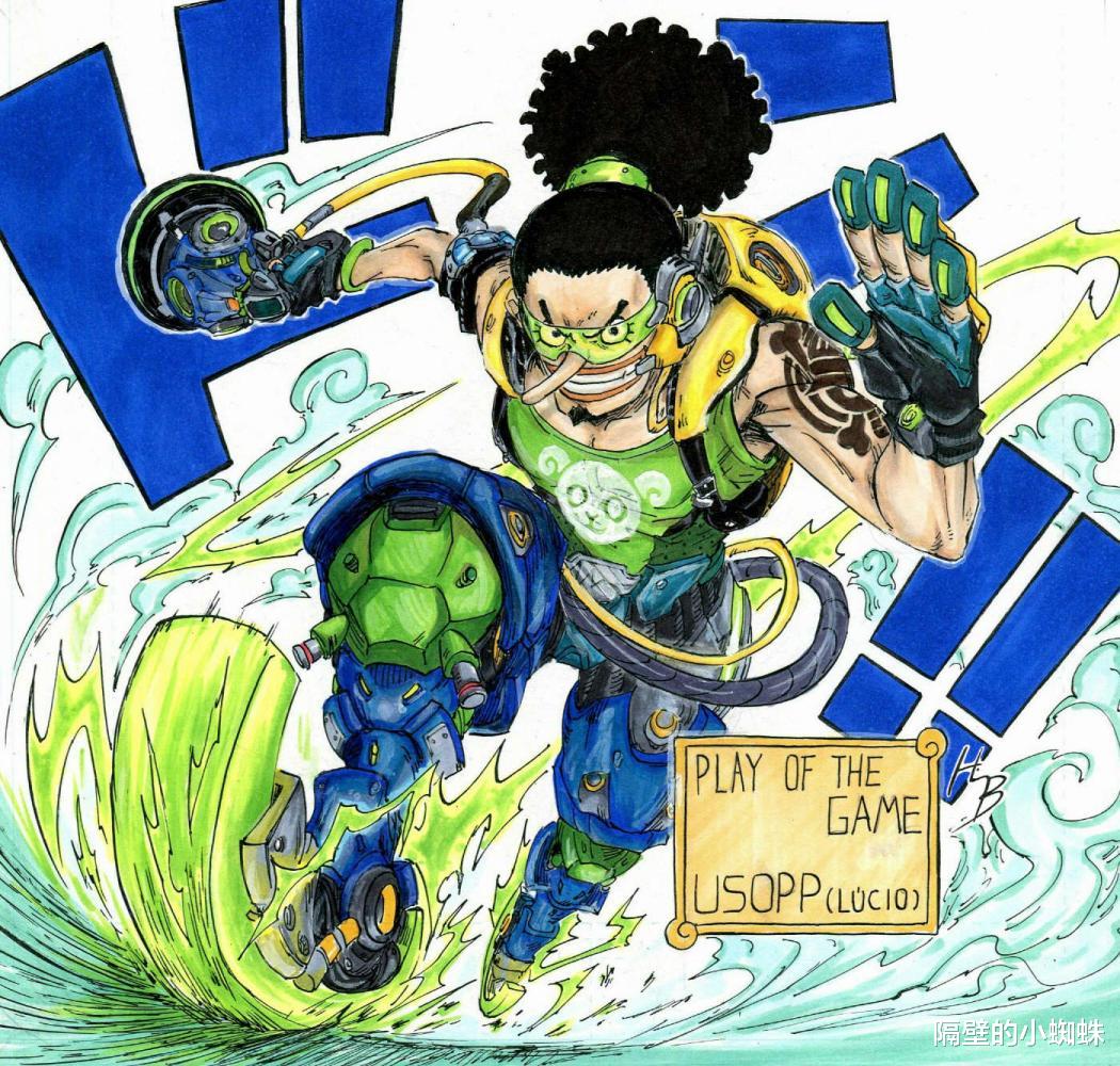 海贼王|当《海贼王》撞见“守望先锋”！女帝、娜美我爱了，山治够帅