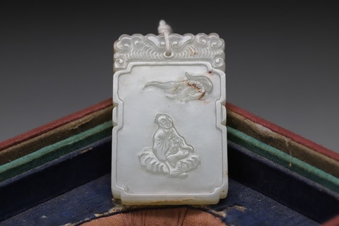 和田玉籽料|和田玉籽料吹箫引凤