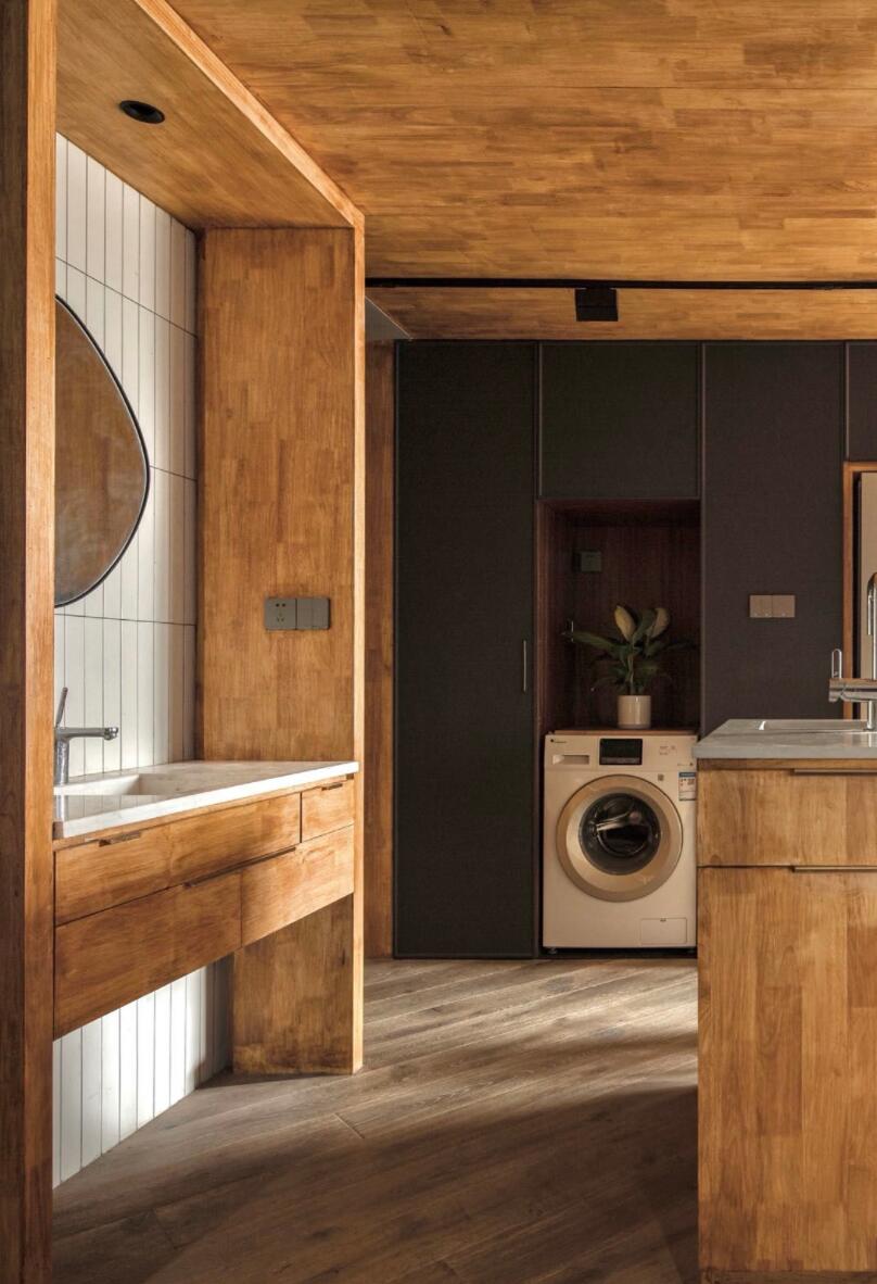 不愧是建筑师的家！63㎡，自己参与设计，一进门就超显品味