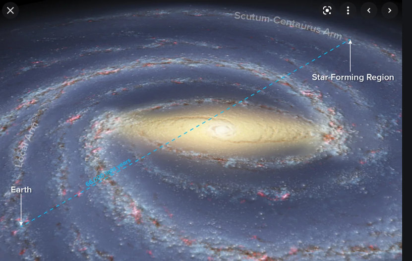 银河系 所见非所得,银河系的实际大小远超我们的想象!