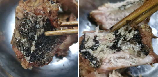 |“我爸说这是龙肉，我不信”哈哈哈哈真香