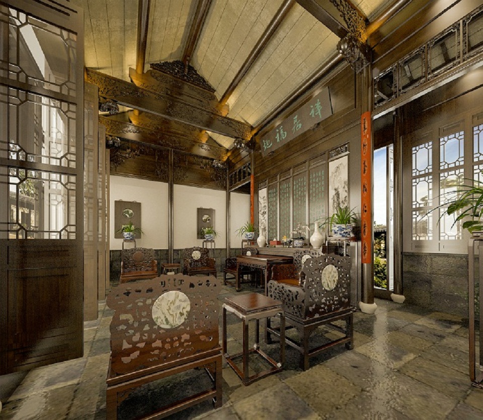 古典中式设计：中堂经久不衰是有原因的，它代表的不仅仅是个形式