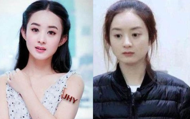 迪丽热巴|卸妆后就“认不出”的女星，baby原形毕露，热巴素颜比化妆还好看