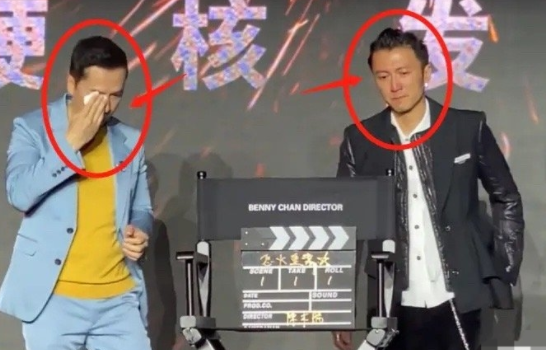 谢霆锋|谢霆锋泪洒新片发布会！当初跟张柏芝离婚都没哭，这次是真伤心了！