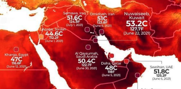 全球变暖 最高气温73度！地球发出危险信号，人类有可能无法继续生存