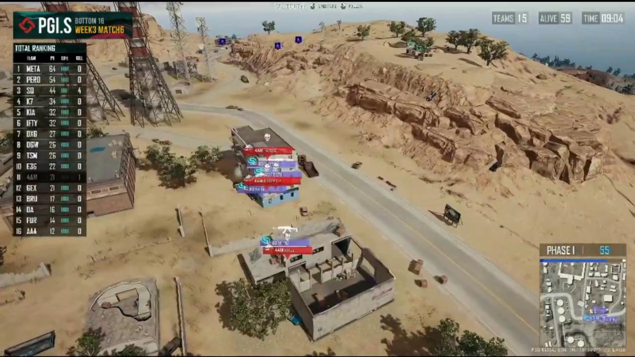 4am戰隊|PGIS積分賽：4AM狀態低迷被一換4，iFTY狀態拉滿再進決賽圈