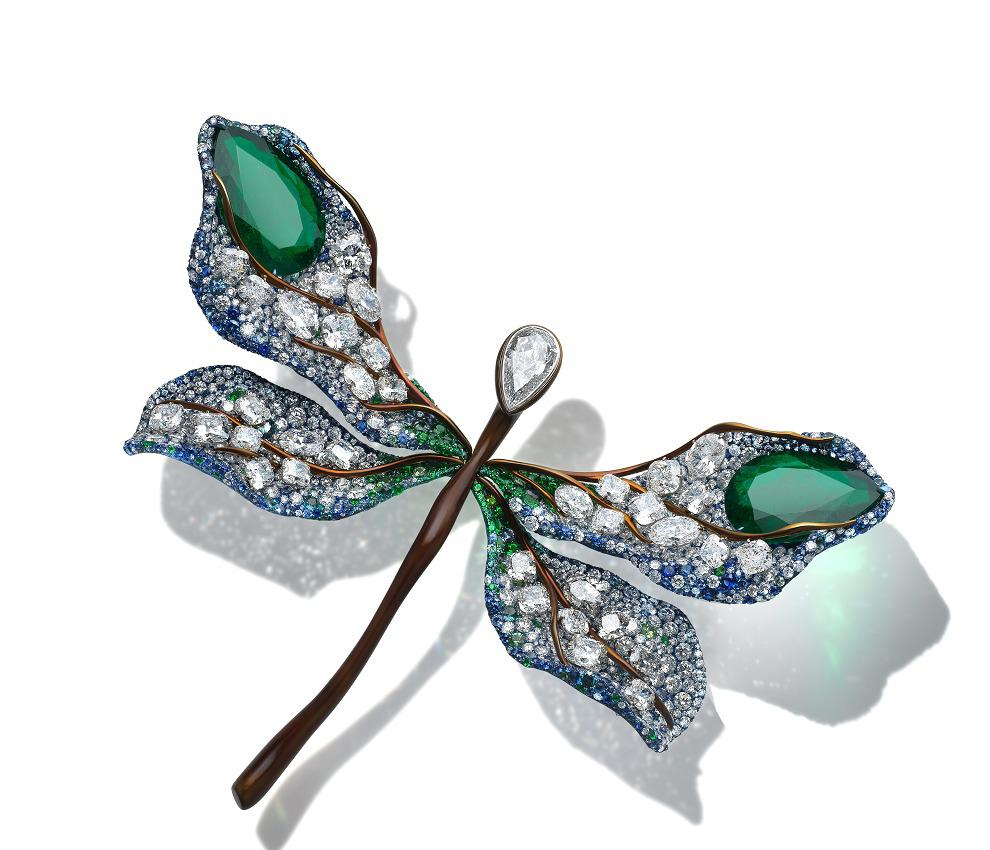 鹏鹏娟娟|CINDY CHAO2021年新作亮相:羽毛、蜻蜓与落叶