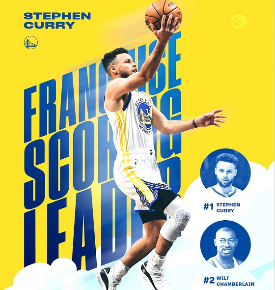 斯蒂芬·库里|10记三分轰53分！库里刷新八项纪录，勇士队史得分王+联盟第一