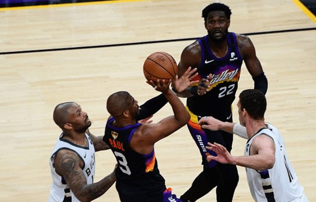 保羅|保羅輸?shù)貌辉?，雄鹿神兵變身加強版德隆，環(huán)環(huán)壓制，布克盡力了