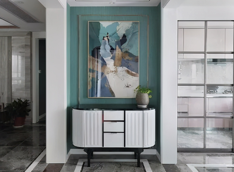 房子的面积小,没有独立的玄关怎么办?这样设计舒适感更强