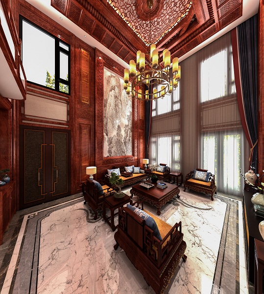 |别墅设计｜中式装修 330㎡ 黑神话火出圈，国风真的要扬帆起航了。