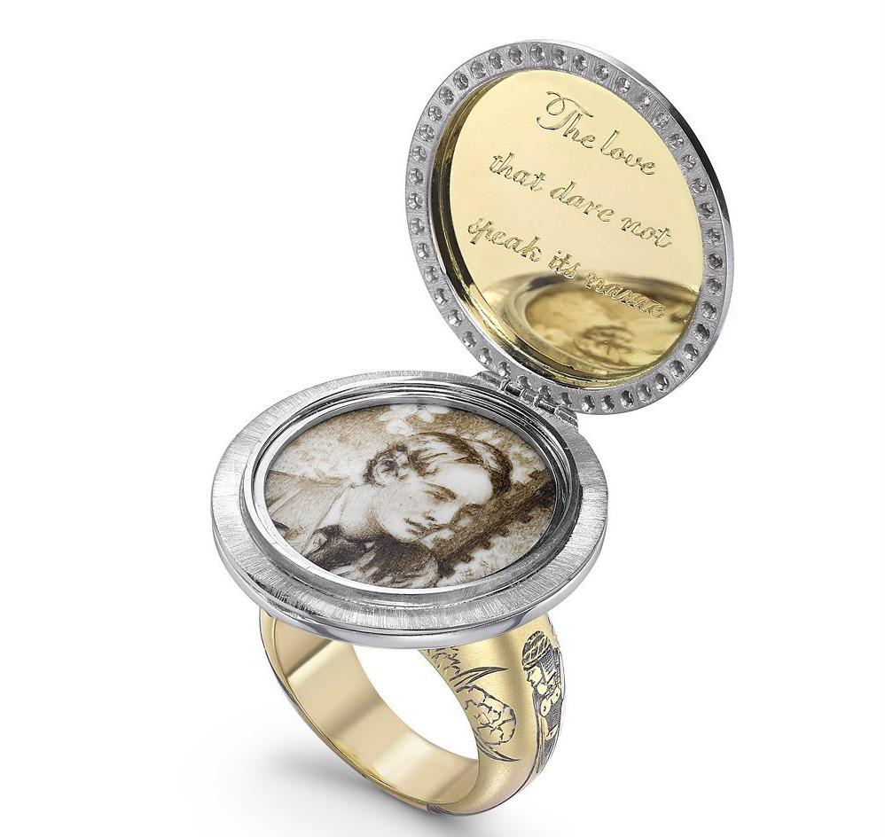 鹏鹏娟娟|珠宝品牌Theo Fennell隐秘式戒指新作:惊喜宝匣