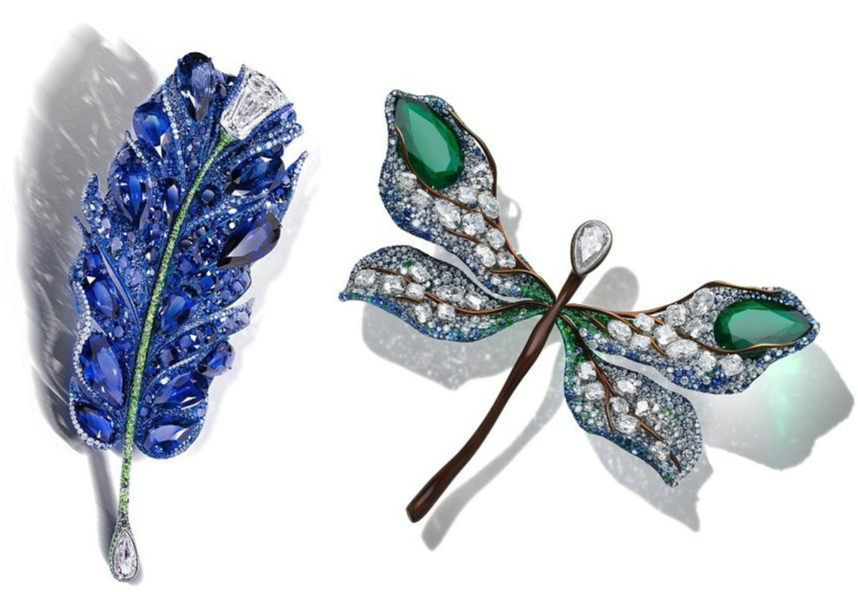 鹏鹏娟娟|CINDY CHAO2021年新作亮相:羽毛、蜻蜓与落叶