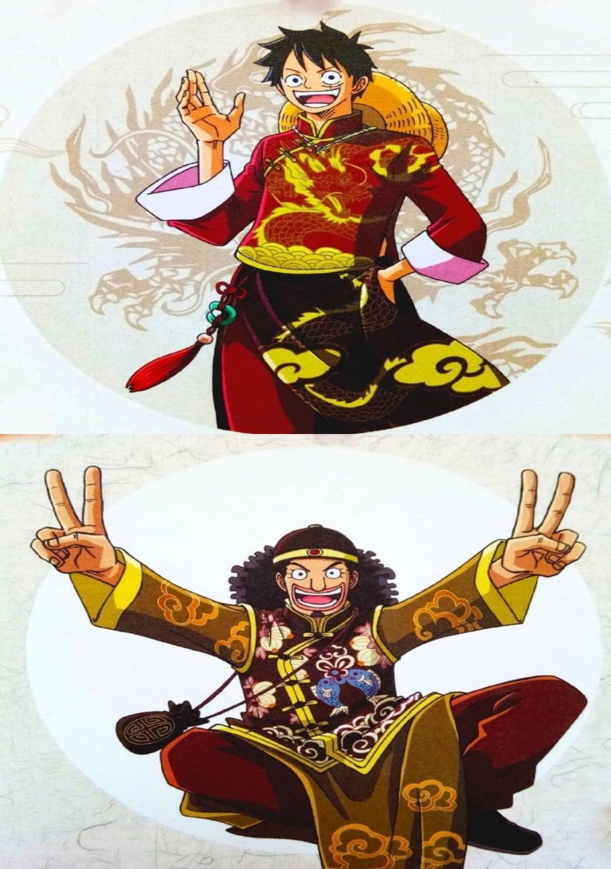 布鲁克|海贼王：国风娜美罗宾旗袍超美，索隆变纨绔子弟，布鲁克变僵尸