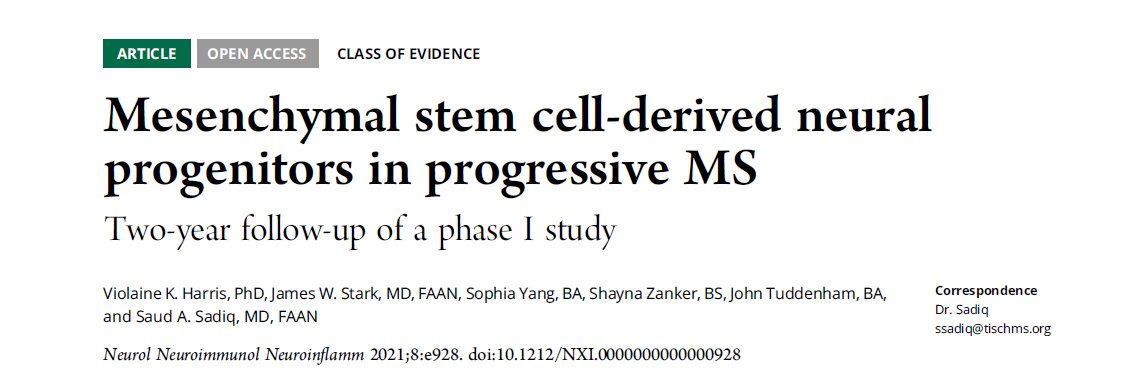 多发性硬化的干细胞疗法