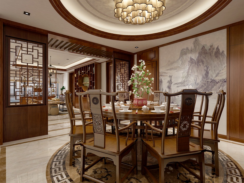 中式大宅装修：国人不懂浪漫么？我不这么认为。