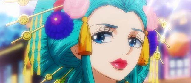 海贼王|海贼王921：和之国第一美女小紫登场，容貌虽美，可却是个骗财女