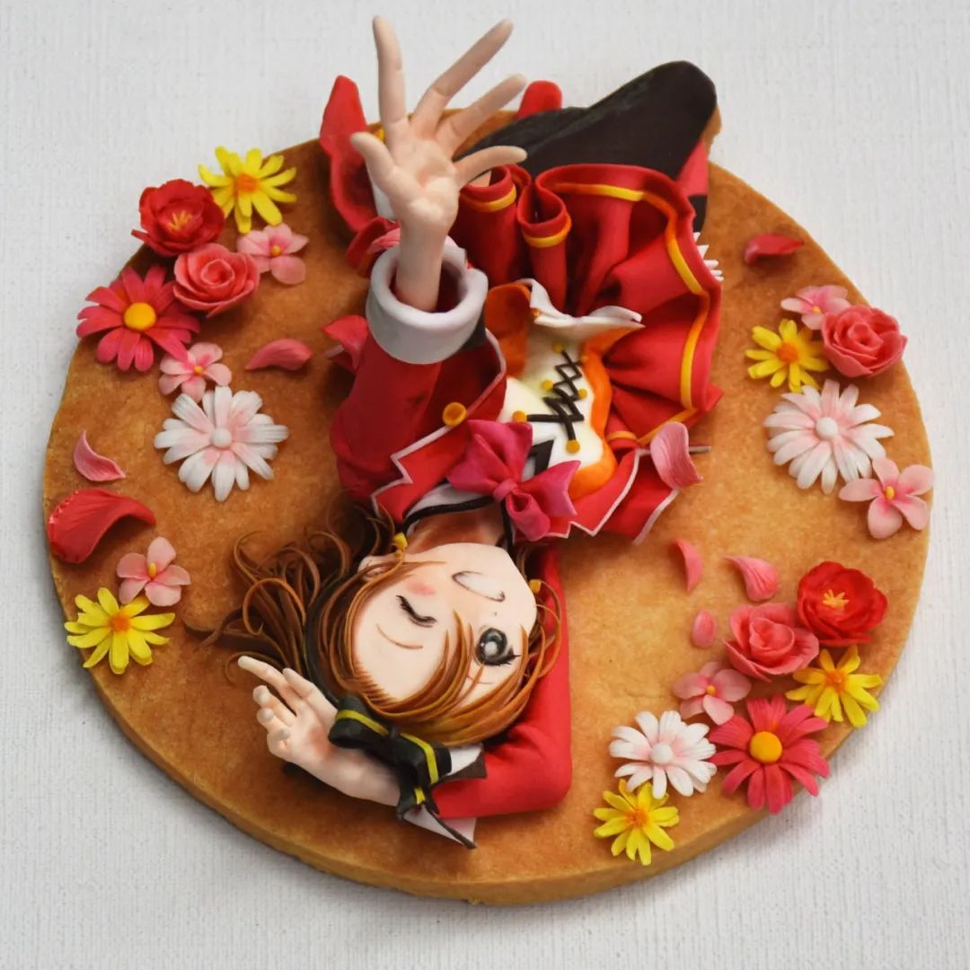 小姐姐|日本小姐姐做出3D动漫蛋糕,比手办还精致!根本舍不得下口