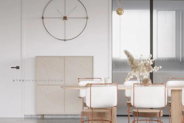 200㎡简约轻奢,看似简单的设计,藏着独特的高级