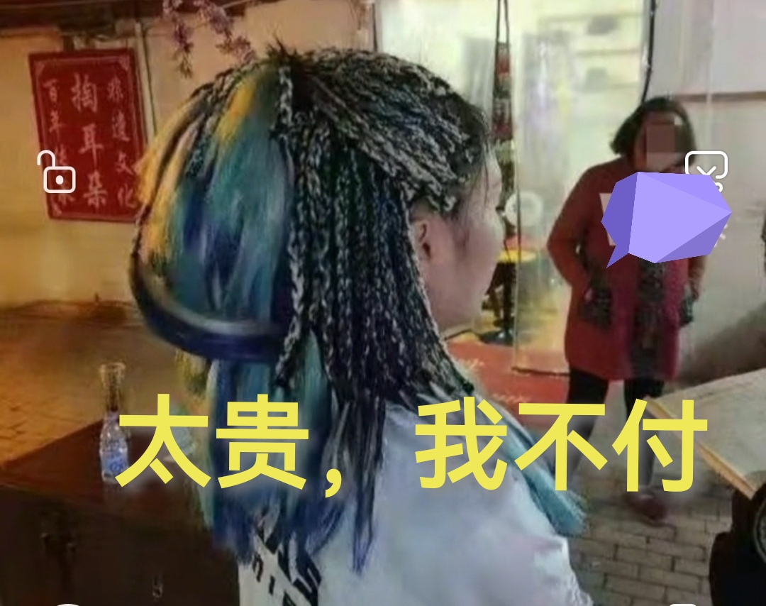 女孩 一女孩弄脏辫花费5300元,觉得贵去报警,店家:5个同事编了3小时