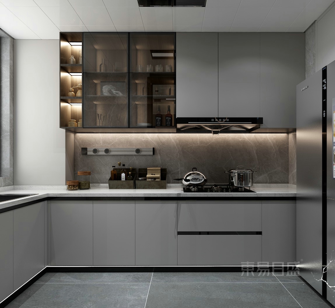 东南智汇城132㎡现代风装修设计，彰显有品味的质感生活