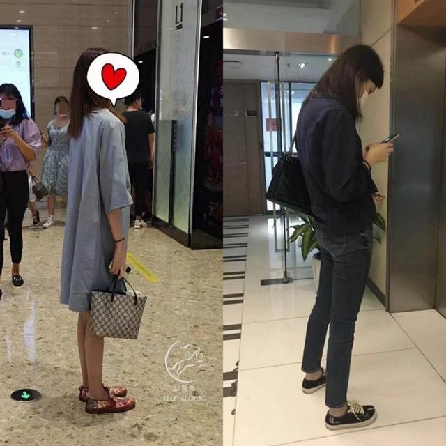 张蕾|张蕾把红大衣穿火了，网友：这个外貌哪里像四十二岁的人？