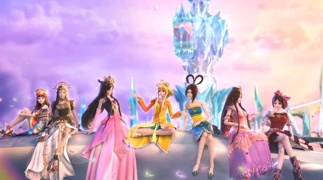 预告片|叶罗丽第九季：仙子们齐聚情语塔，白光莹，孔雀和她换上了新造型