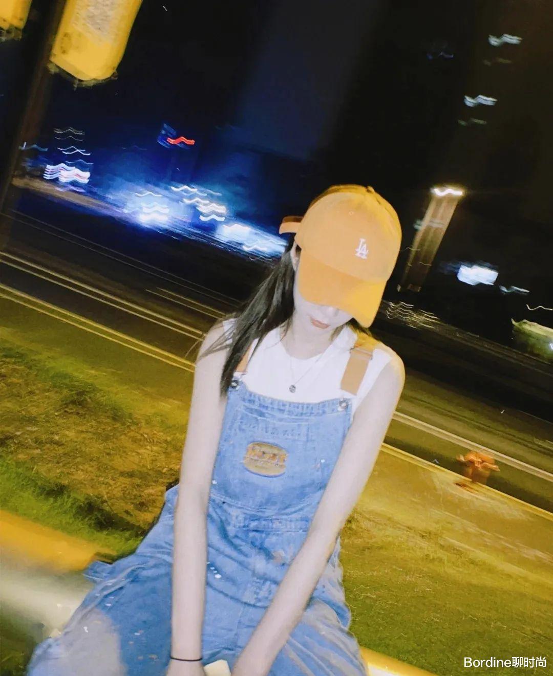 Bordine聊时尚|沈梦辰的连体装,选择牛仔面料,时尚百搭,还有很好的减龄效果