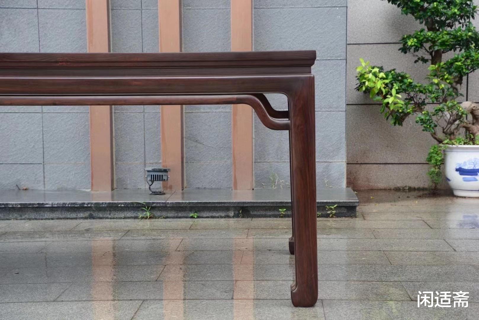 设计师|气势非凡，罗锅枨顶牙带束腰，大画桌会议桌，红木家具